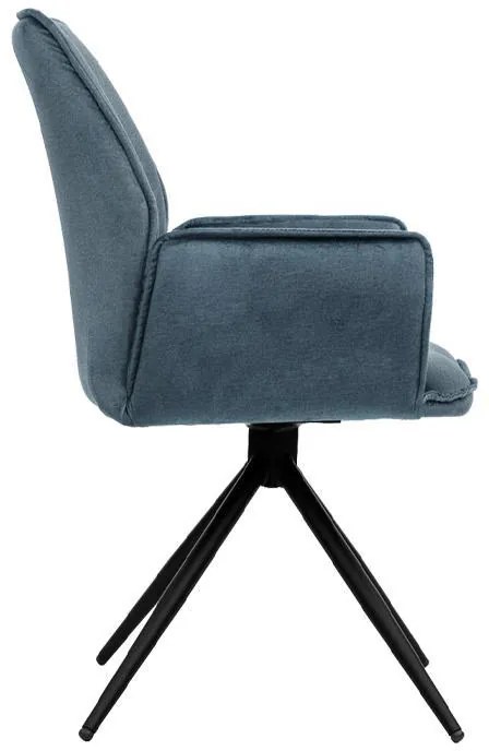 Καρέκλα Τραπεζαρίας Dorothee Μεταλλική Fylliana Σιέλ 58x46x91εκ. 2αδα 58x46x91 εκ.
