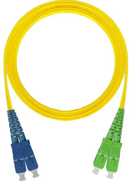 Οπτικό Patch Cord SCAPC - SCAPC μονότροπο (SΜ) 9/125μm G657A1 Central-707314405C4 707314405C4