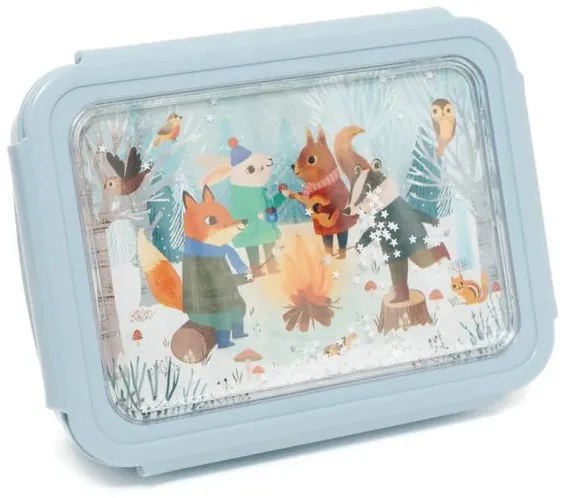 Petit Monkey Φαγητοδοχείο 19x14.5x7cm BPA Free - Bonfire Animals PTM-LB52