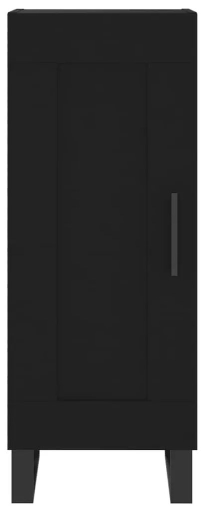 vidaXL Ντουλάπι Μαύρο 34,5 x 34 x 90 εκ. από Επεξεργασμένο Ξύλο