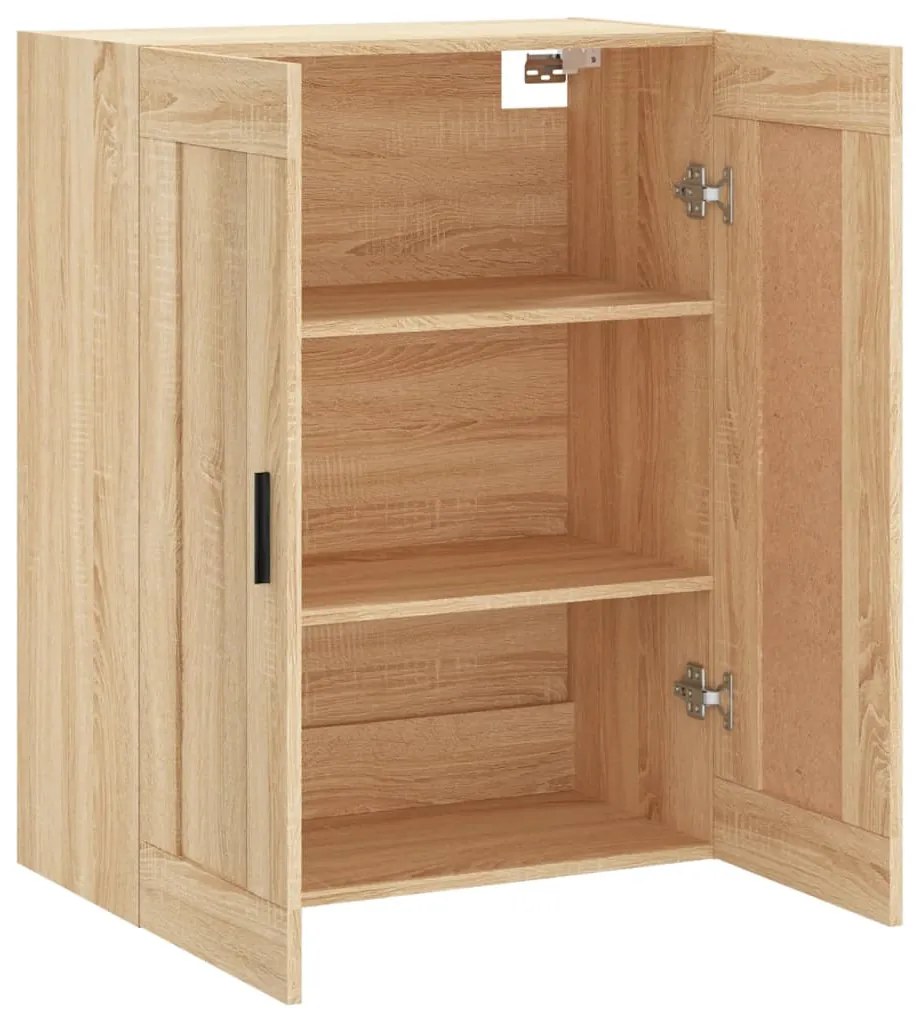 vidaXL Ντουλάπι Επιτοίχιο Sonoma Δρυς 69,5 x 34 x 90 εκ. Επεξεργ. Ξύλο