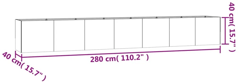 ΖΑΡΝΤΙΝΙΕΡΑ 280 X 40 X 40 ΕΚ. ΑΠΟ ΑΤΣΑΛΙ ΣΚΛΗΡΥΘΕΝ ΣΤΟΝ ΑΕΡΑ 824522