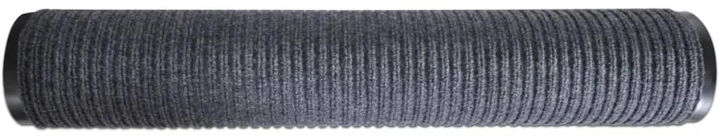 vidaXL Πατάκι Πόρτας Γκρι 90 x 120 εκ. από PVC