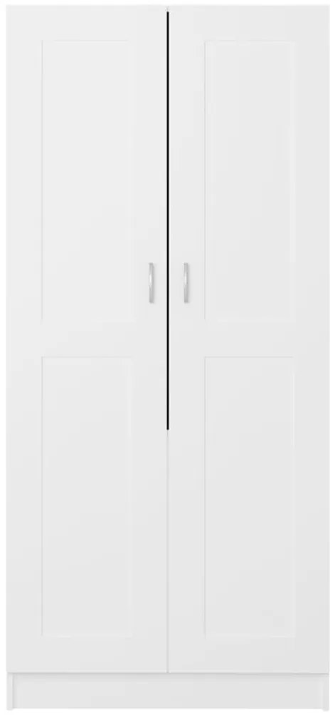 vidaXL Ντουλάπα Λευκή 85,2 x 51,5 x 180 εκ. από Επεξ. Ξύλο