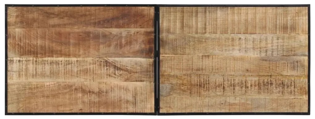 vidaXL Τραπέζι Μπαρ 150x55x107 εκ. από Ακατέργαστο Μασίφ Ξύλο Μάνγκο