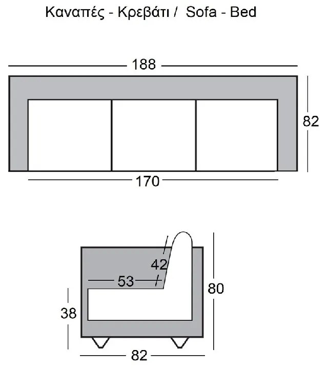 WELLS ΚΑΝΑΠΕΣ - ΚΡΕΒΑΤΙ ΣΑΛΟΝΙΟΥ - ΚΑΘΙΣΤΙΚΟΥ, PU ΓΚΡΙ
