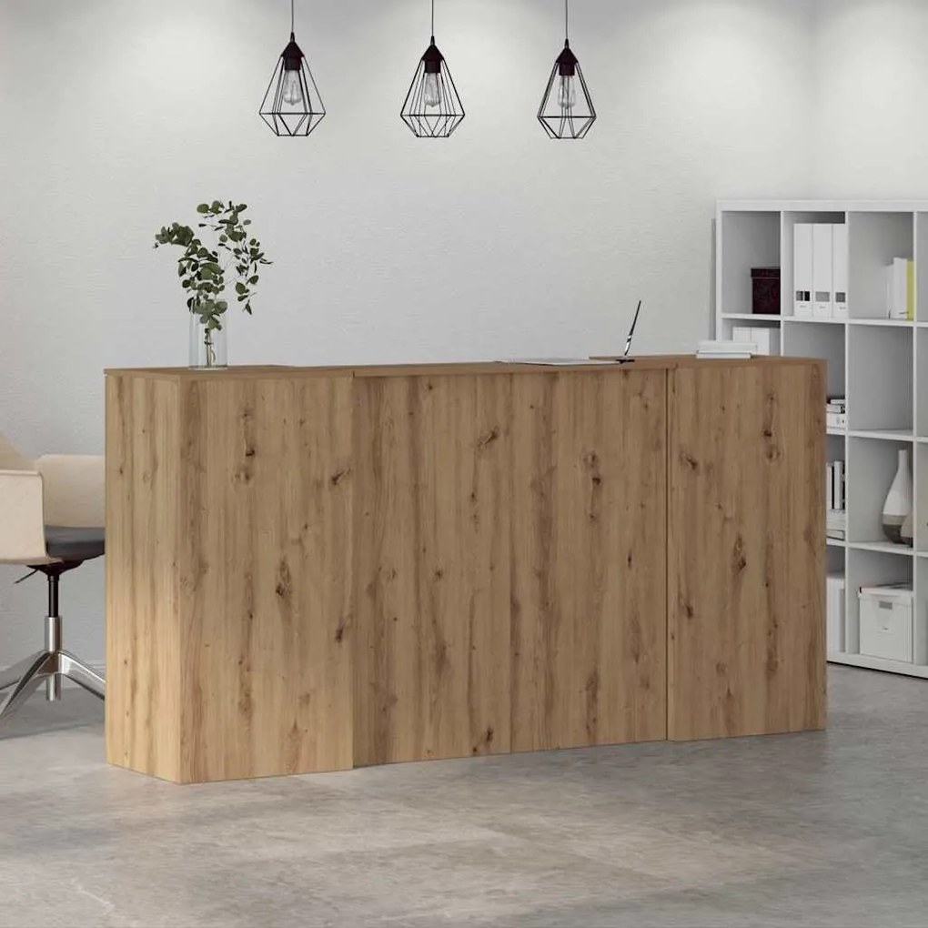 vidaXL Γραφείο υποδοχής 200x50x103,5 εκ. Επεξεργασμένο Ξύλο