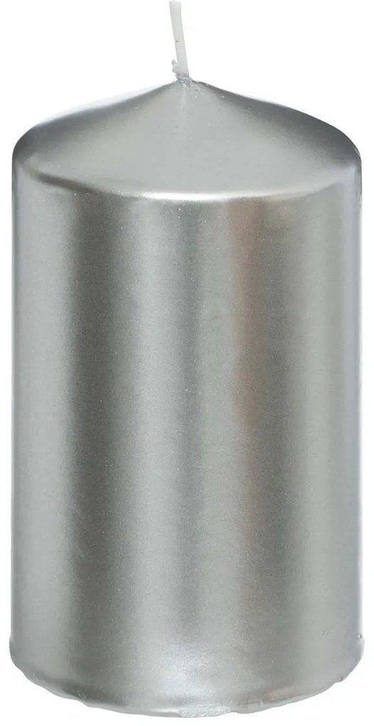 Κερί (Φ7x12) A-S Satin Silver 199314