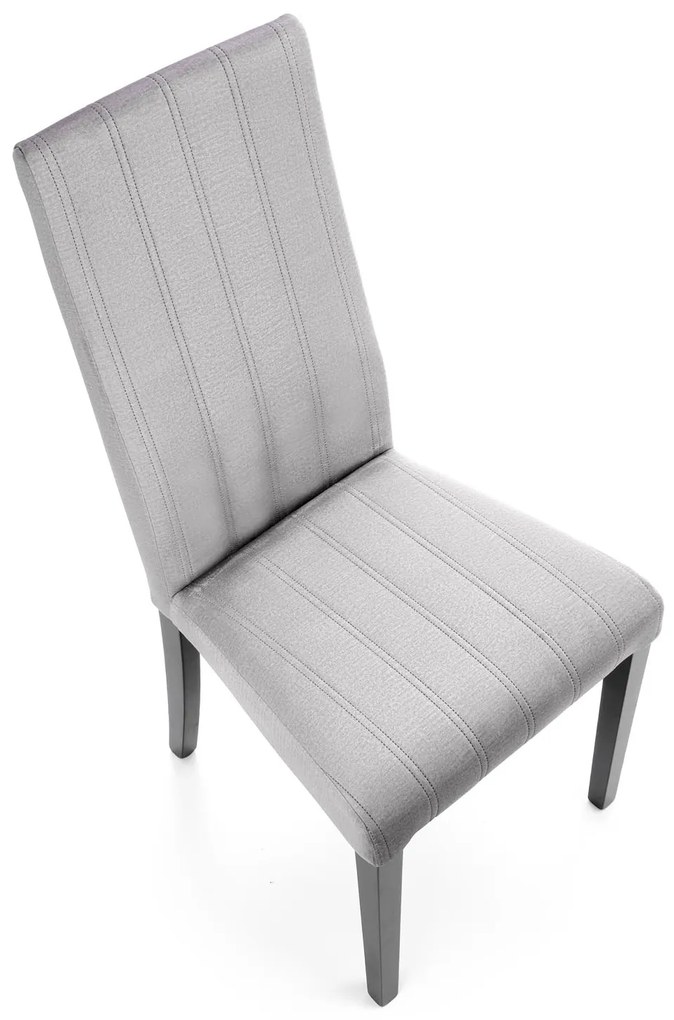 DIEGO 2 chair, color: quilted velvet Stripes - MONOLITH 85 DIOMMI V-PL-N-DIEGO_2-CZARNY-MONOLITH85