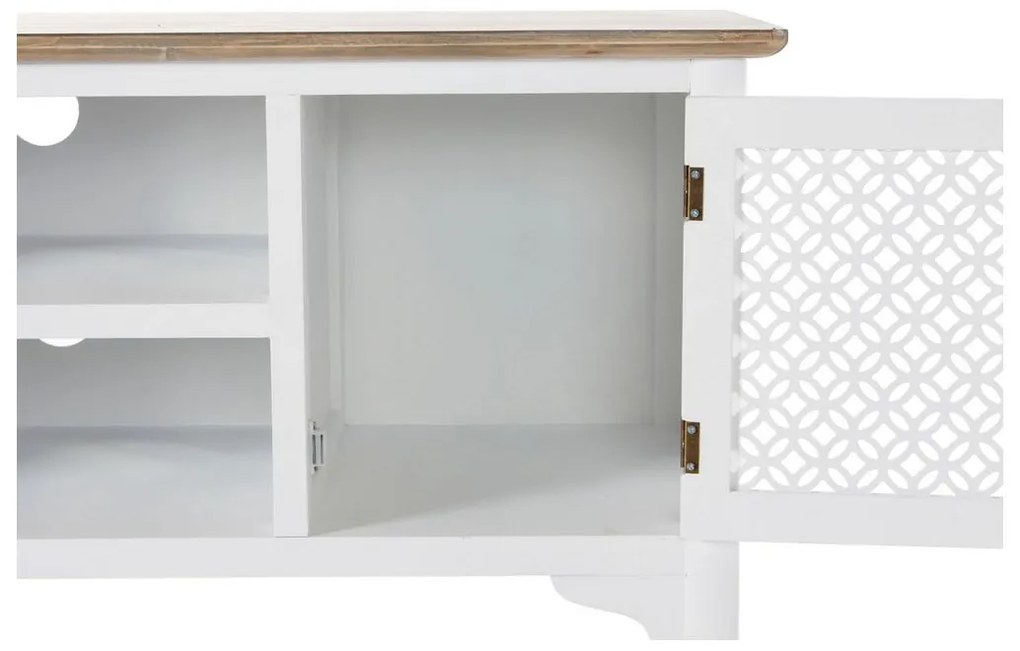 Τηλεόραση DKD Home Decor 8424001812066 Λευκό Πολύχρωμο Ανοιχτό καφέ Έλατο 120 x 45 x 58 cm