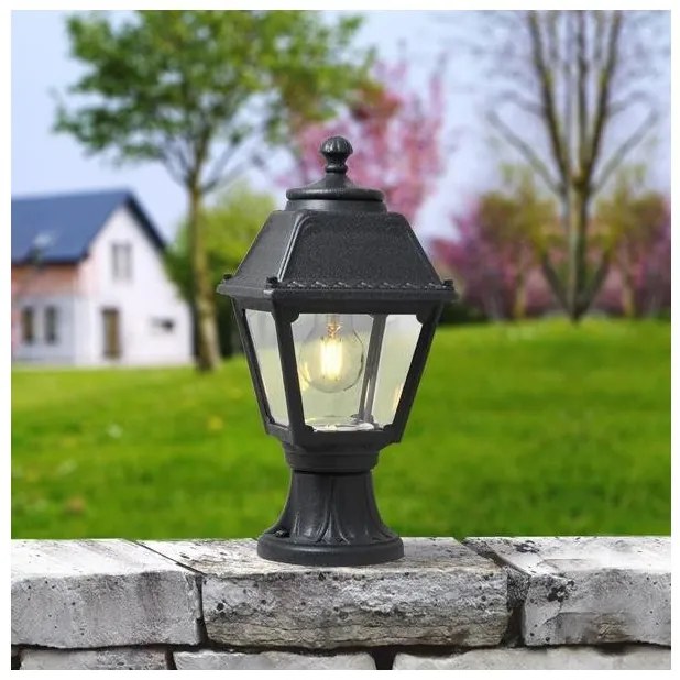 Επιδαπέδιο Φωτιστικό E27 60W IP55 Μαύρο Mary 145-26032 Eurolamp-145-26032-Μαύρο 145-26032