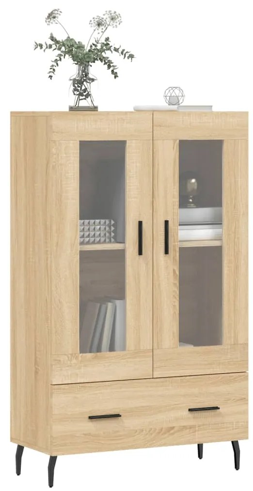 vidaXL Ντουλάπα Sonoma Δρυς 69,5 x 31 x 115 εκ. από Επεξεργασμένο Ξύλο