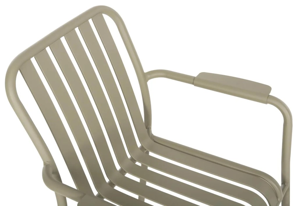 Καρέκλα - Πολυθρόνα RACHEL C6088.07 Αλουμινίου Dark Olive 63x58x85Υεκ. 63x58x85 εκ.