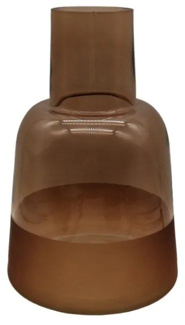 Βάζο Γυάλινο Zeme 019554 D15xH23,5cm Terracotta Glass