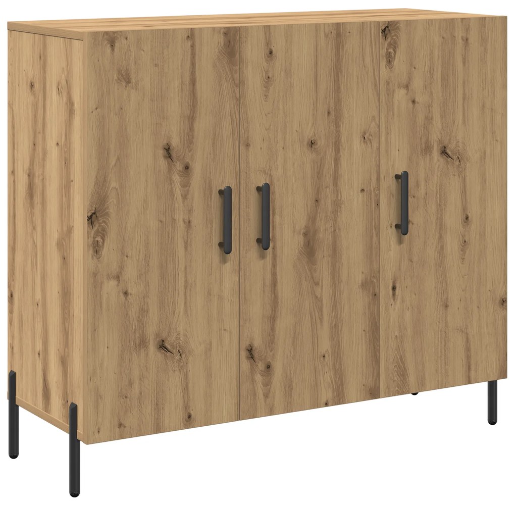 vidaXL Σύνθετο Ξύλου Καρυδιάς 90x34x80 εκ.