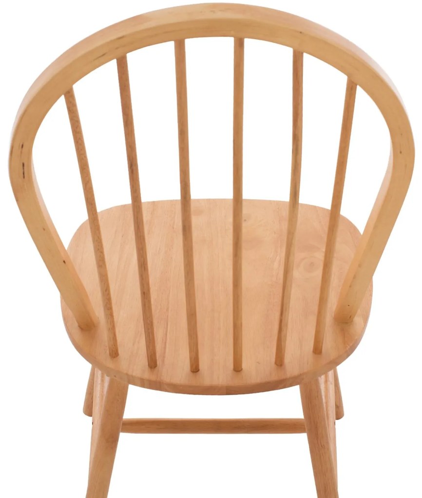 Καρέκλα ZAYLEE Rubberwood σε Φυσικό χρώμα 48x45x93Yεκ. 48x45x93 εκ.