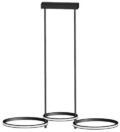 Κρεμαστό Φωτιστικό Οροφής Led Μαύρο 144-10030 Eurolamp-144-10030-Μαύρο 144-10030
