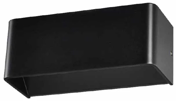 Απλίκα Τοίχου LED Aca Nephele L35037LBK Black Matt