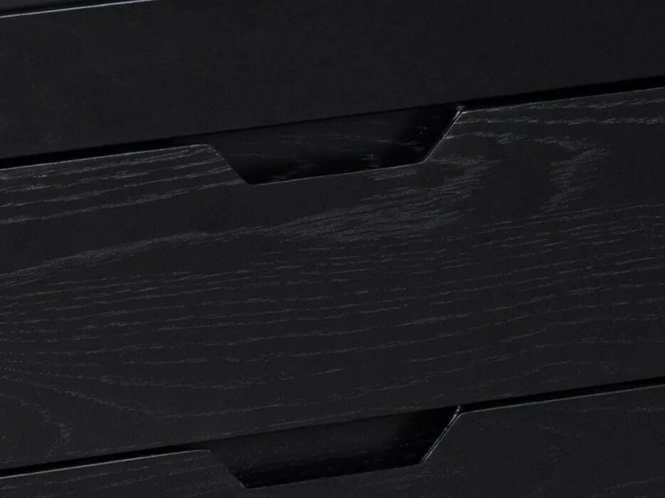 Βιτρίνα Oakland C111, Μαύρο, Με πόρτες, Με συρτάρια, 145x72x36cm, 48 kg, Μερικώς συναρμολογημένο | Epipla1.gr