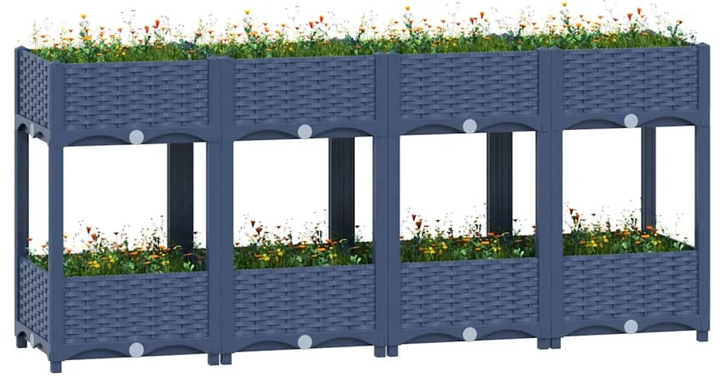 vidaXL Ζαρντινιέρα 160 x 40 x 71 εκ. από Πολυπροπυλένιο