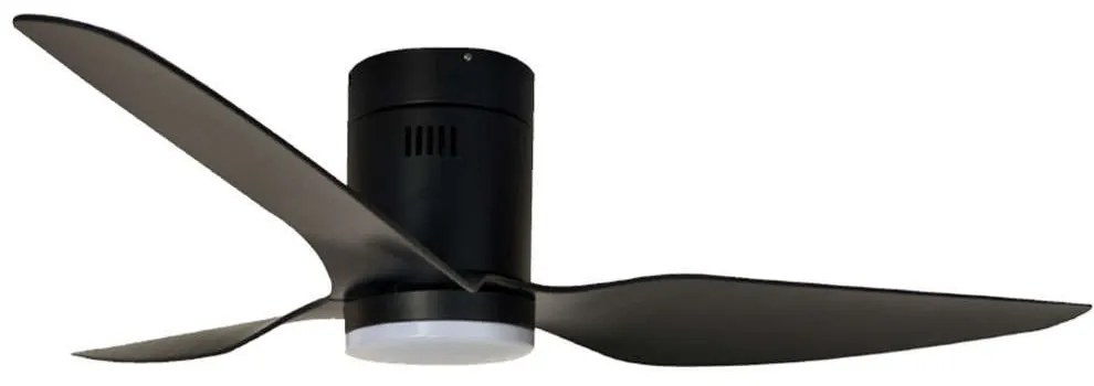 Ανεμιστήρας Οροφής Smart Alamo 102000520 Με Φως Dim Led 15W Και Τηλεχειριστήριο Φ137x45cm Black itLighting Διάμετρος 137cm
