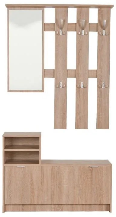 Στάντ για Χολ Ravenna Sonoma 100x29x191.5 εκ. 100x29x191.5 εκ.