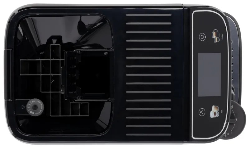 Καφετιέρα DeLonghi Magnifica PLUS ECAM 320.60.B, 1450W, 15 bar, 1.8l, 15 προγράμματα, 13 επίπεδα άλεσης, οθόνη αφής TFT, LatteCrema Hot, επιλογή κόκκων καφέ, Μαύρο