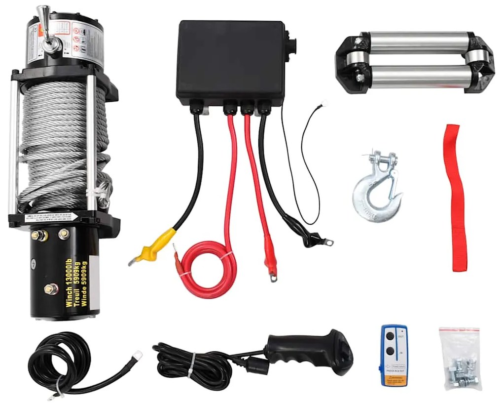 vidaXL Βαρούλκο Ηλεκτρικό 12 V 5909 κ.