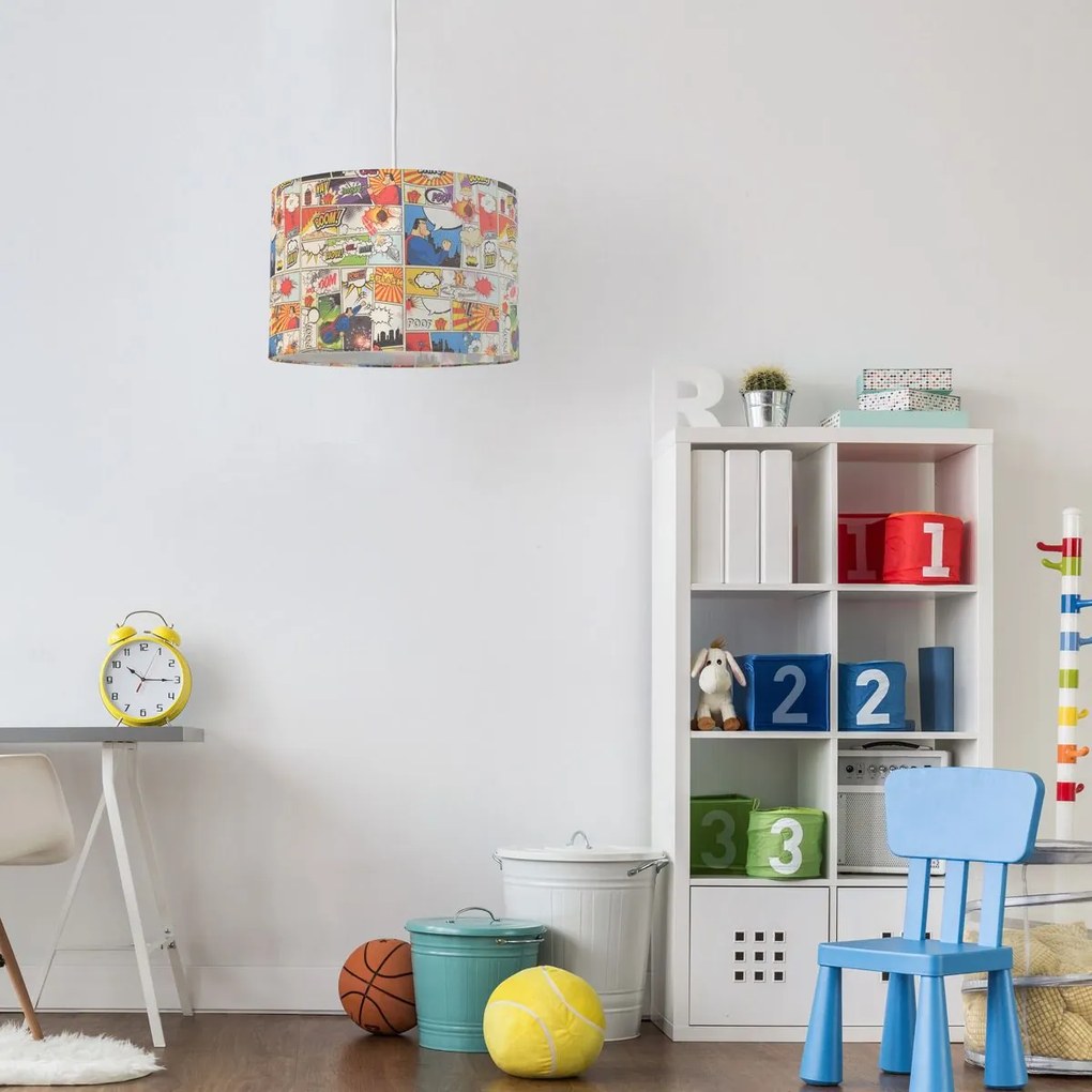 Παιδικό φωτιστικό οροφής VEIS Super Heroes 2