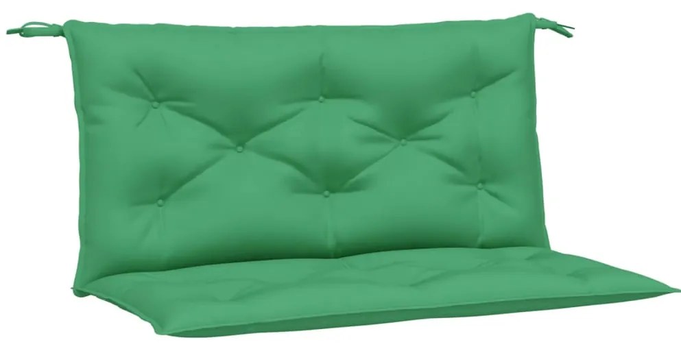 vidaXL Μαξιλάρια Πάγκου Κήπου 2 τεμ. Πράσινο 100x50x7cm Ύφασμα Oxford