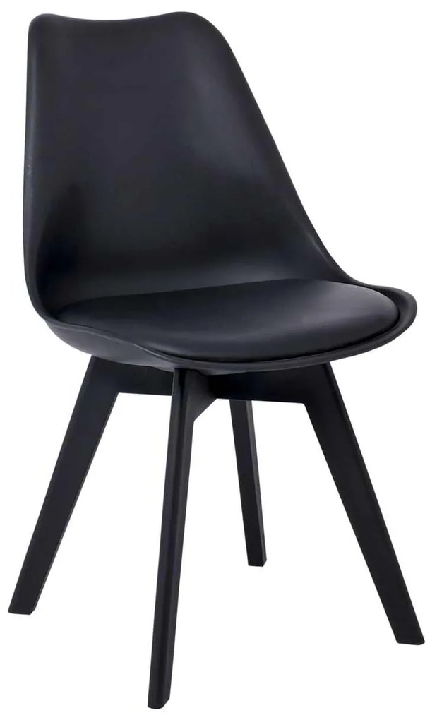 Καρέκλα Martin II PP Μαύρο Συσκ.2τμχ (Ποδί PP) 49x56x83cm