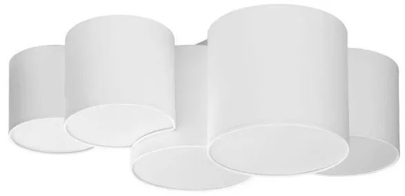 Φωτιστικό Οροφής MONA πεντάφωτο TK Lighting-3443-Λευκό 3443