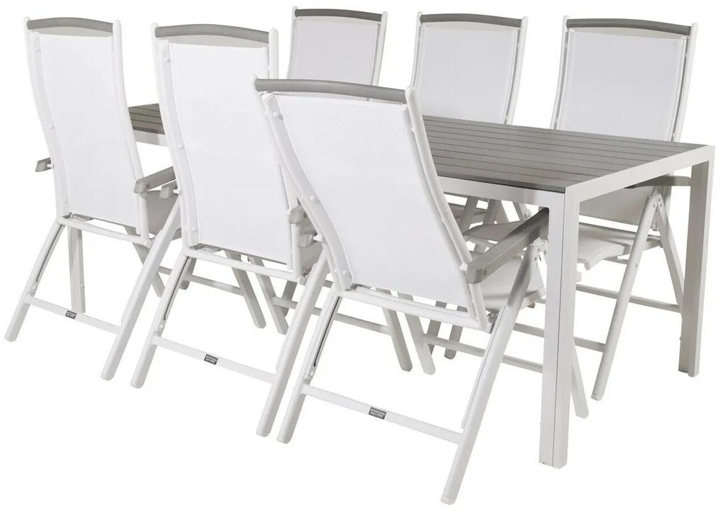 Σετ Τραπέζι και καρέκλες Dallas 2325, Polyξύλο, Ύφασμα, Μέταλλο | Epipla1.gr