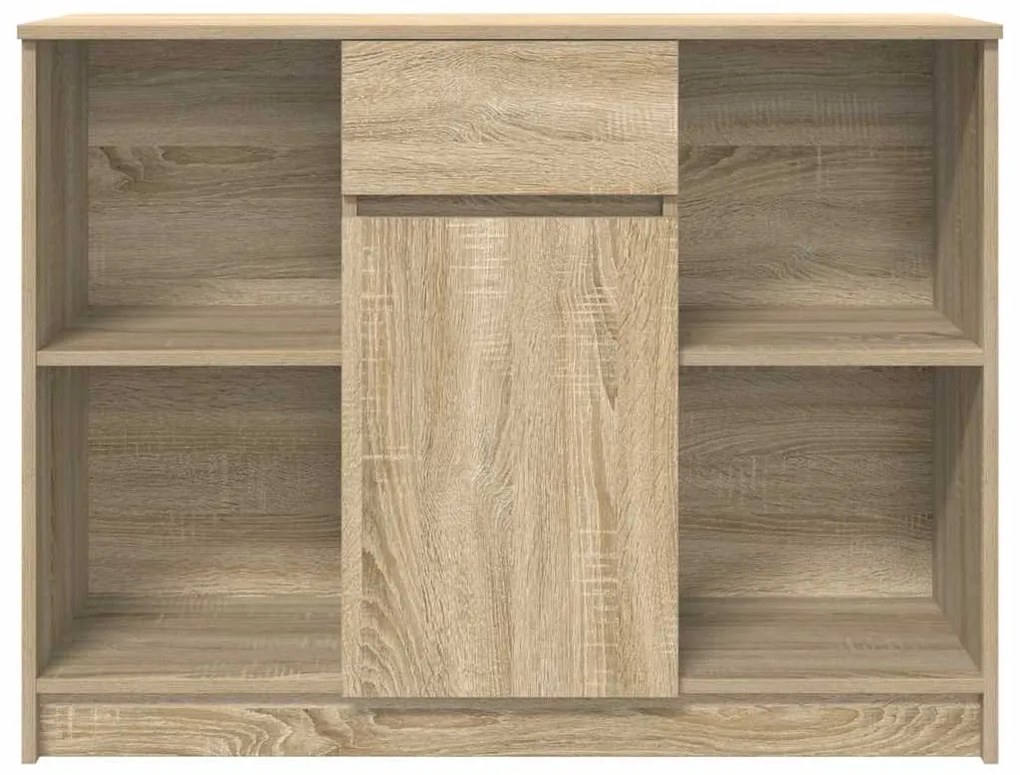 Συρταριέρα με Συρτάρια Sonoma Δρυς 101x35x76 εκ. από Επεξ. Ξύλο - Καφέ