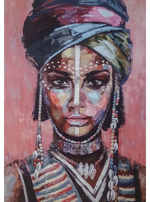 Πίνακας καμβάς African Beauty 70x100εκ