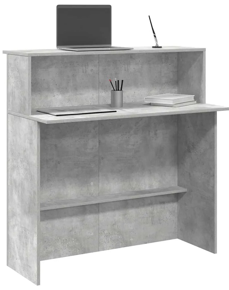 vidaXL Γραφείο υποδοχής 100x50x103,5 εκ. Επεξεργασμένο Ξύλο