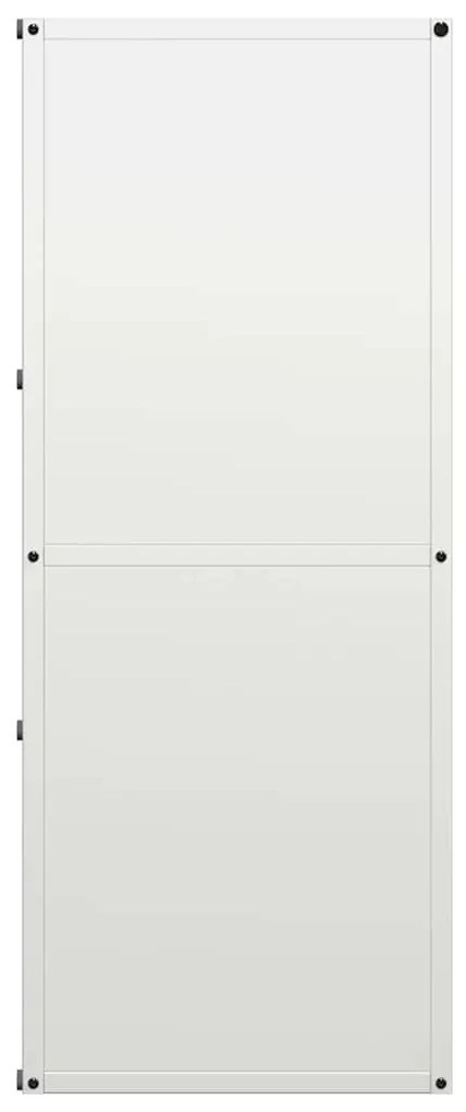 vidaXL Ράφι Καυσόξυλων Λευκό 40x30x75 εκ. Χάλυβας ψυχρής έλασης