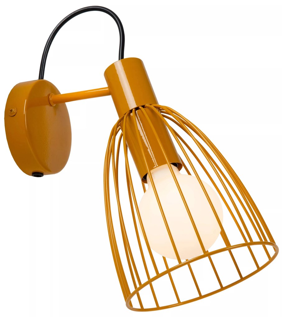 Φωτιστικό Επίτοιχο Lucide 74217-01-44 MACARONS Κίτρινο (Yellow)