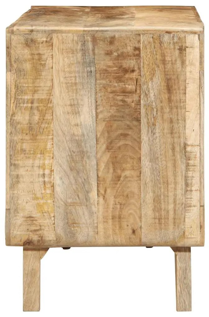 ντουλάπι τηλεόρασης vidaXL 105x46x32 cm μασίφ ξύλο ακατέργαστο μάνγκο