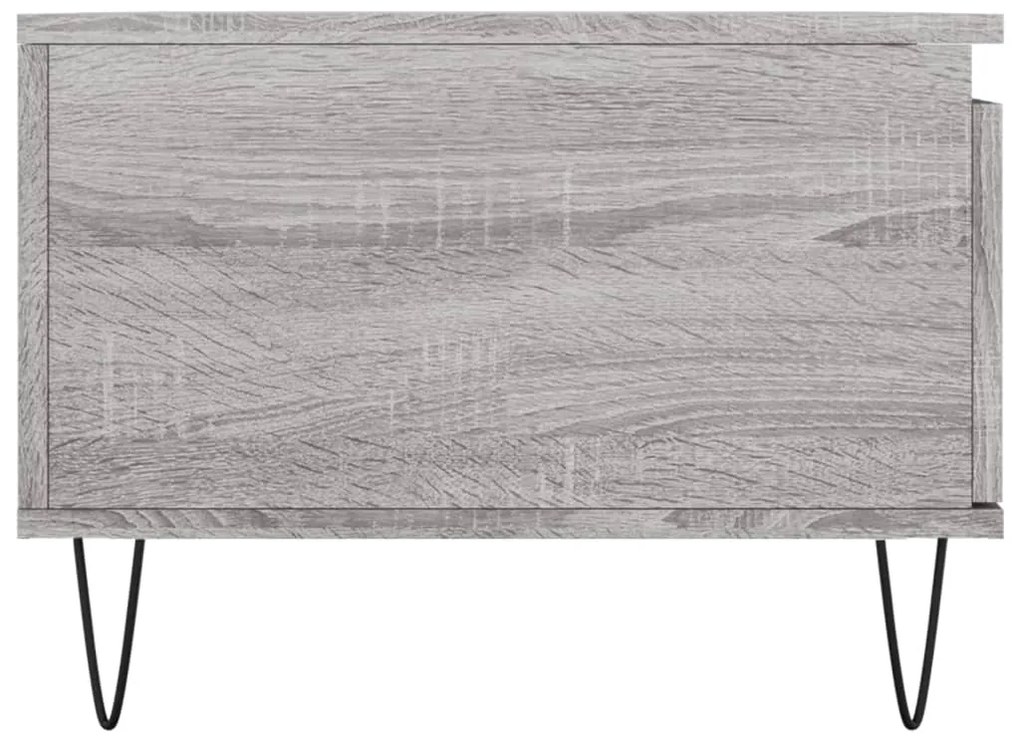 vidaXL Τραπεζάκι Σαλονιού Γκρι Sonoma 90x50x36,5εκ. Επεξεργασμένο Ξύλο