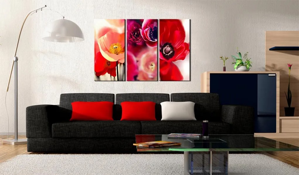 Πίνακας - Poppies - three perspectives - 120x80