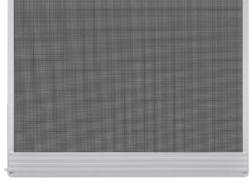 vidaXL Σήτα Πόρτας με Μεντεσέδες Λευκή 120 x 240 εκ.