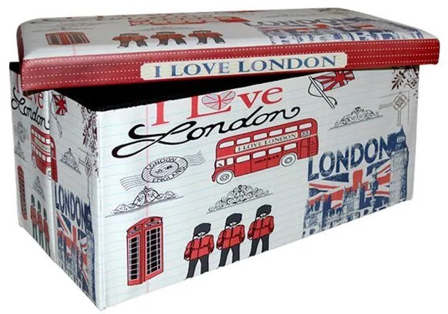 ΣΚΑΜΠΩ ΜΕ ΑΠΟΘΗΚΕΥΤΙΚΟ ΧΩΡΟ LONDON ΑΠΟ PU 80X40X40