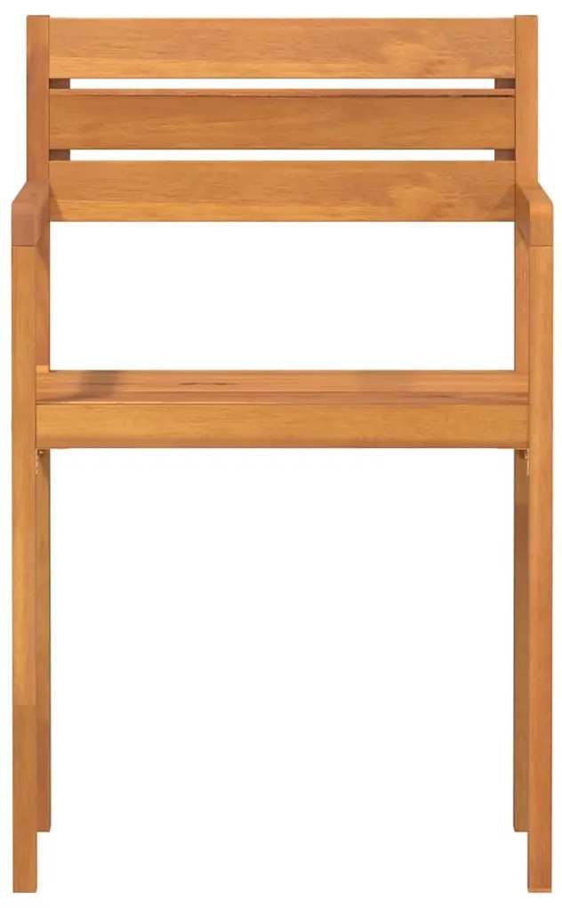 vidaXL Καρέκλες Κήπου 2 τεμ. 50x53x80 εκ. από Μασίφ Ξύλο Ακακίας
