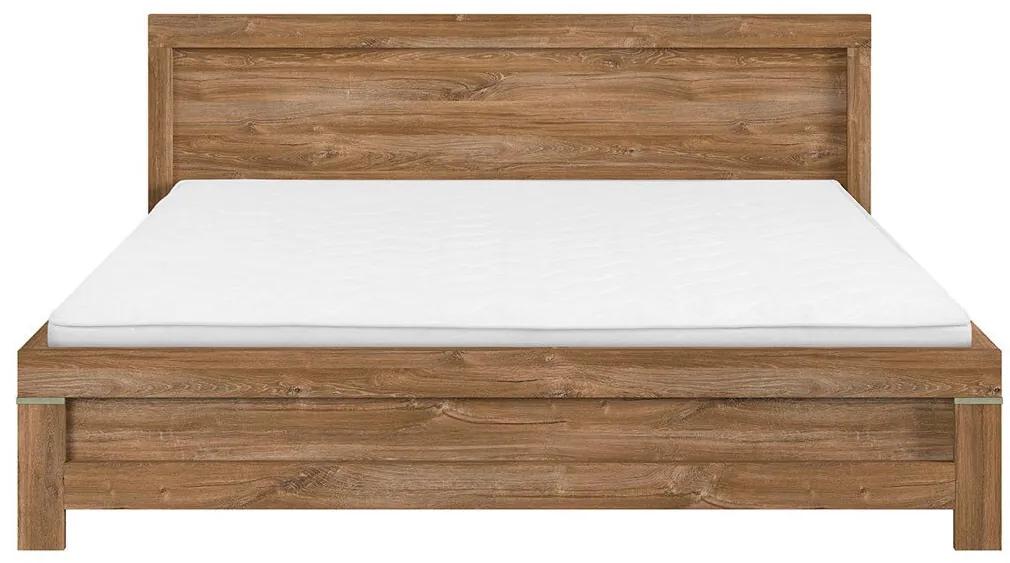 Κρεβάτι Boston BG107, Διπλό, Καφέ, 160x200, Πλαστικοποιημένη μοριοσανίδα, 176x206x80cm, 65 kg | Epipla1.gr
