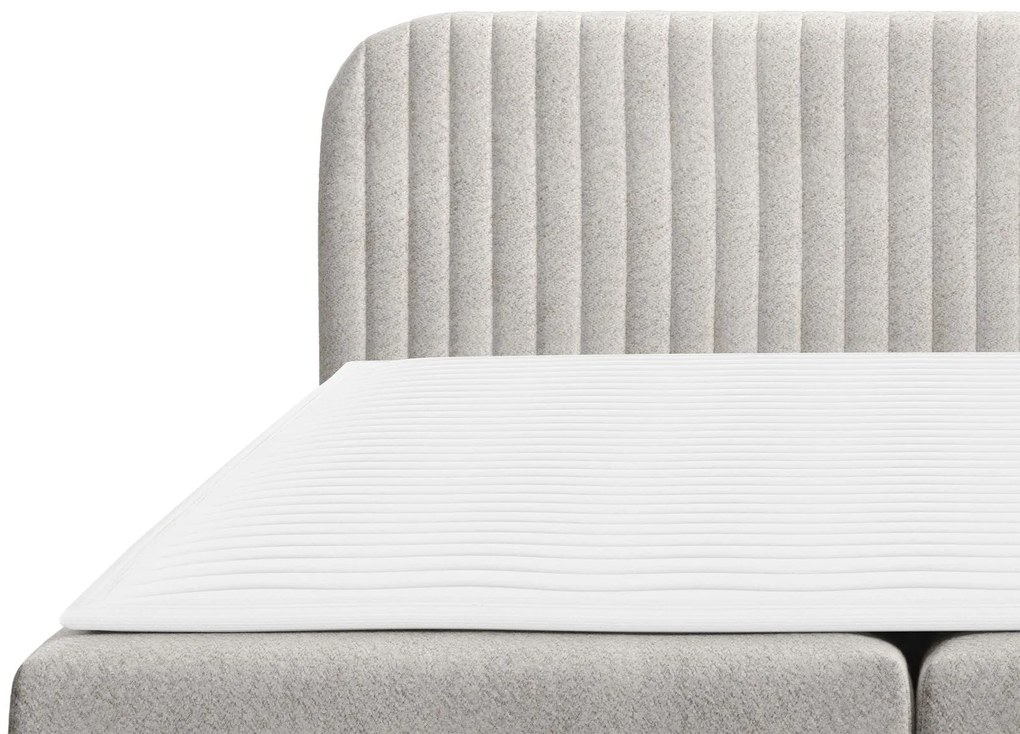 Επενδυμένο κρεβάτι Box Best I-Mauro-140 x 200