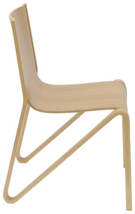 Καρέκλα Artur pakoworld φυσικό δρυς ξύλο 45x55x79εκ