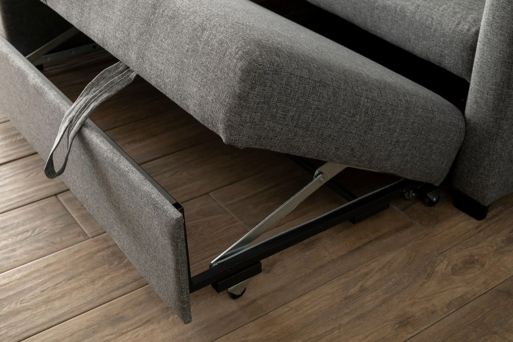 Corner Sofa-Bed Kado - Light Grey Light Grey