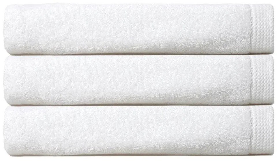 Πετσέτα 02.100.01 White Cryspo Trio Χεριών 30x50cm 100% Βαμβάκι