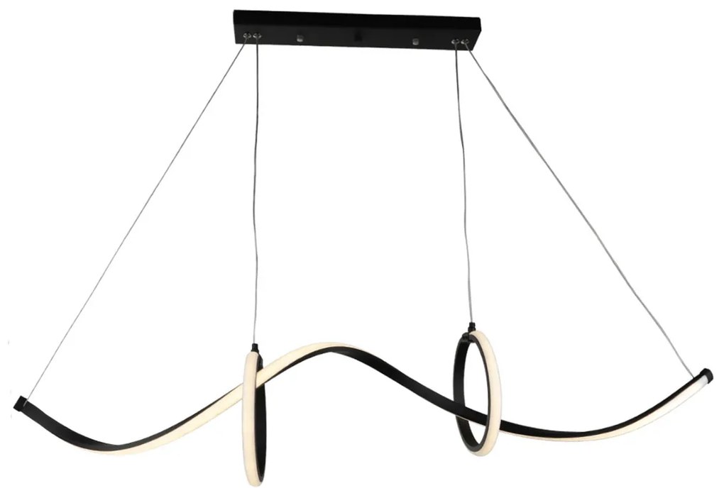 Φωτιστικό Οροφής LED Step Dimmable Heronia Zeus 01-0408 Black
